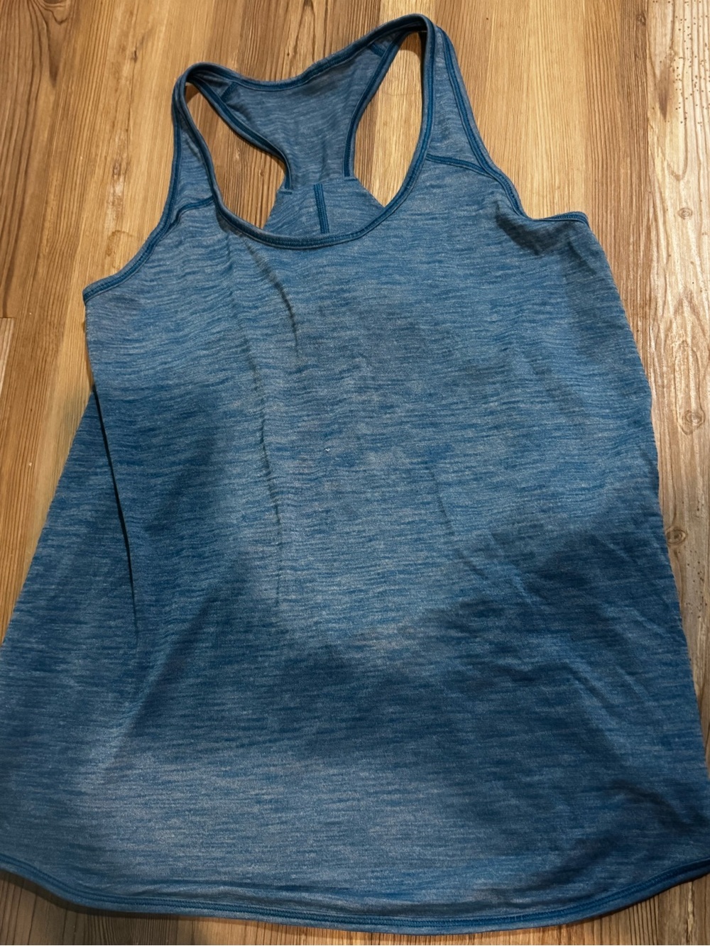 lululemon blue Heather Racerback Tank